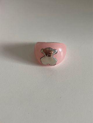 Anillo tous cuarzo rosa