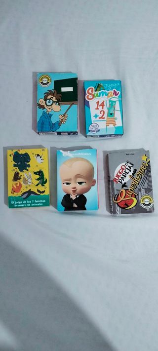 LOTE DE JUEGOS DE CARTAS 