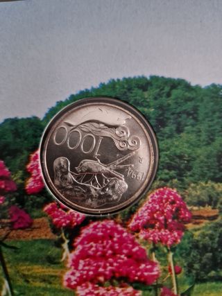 Moneta 1000 Lire argento zecca Italia 1994