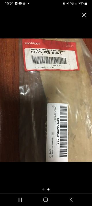 Honda Transap 650cc Pegatina Lateral