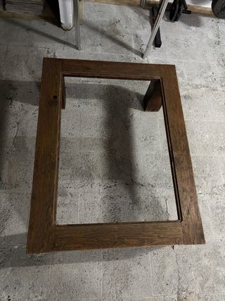 Mesa baja de madera 