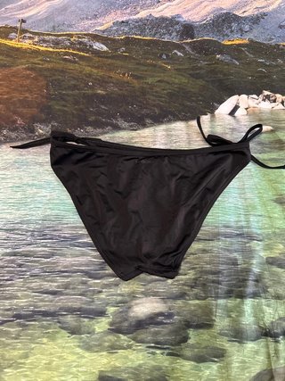 Slip costume nero da donna