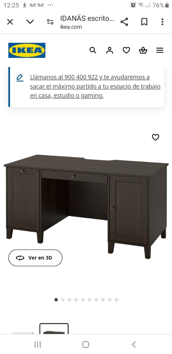 Escritorio grande Ikea