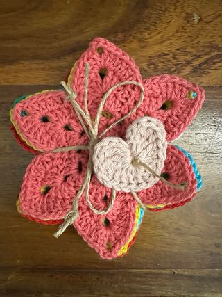 Set di sei sotto tazze o sotto bicchieri