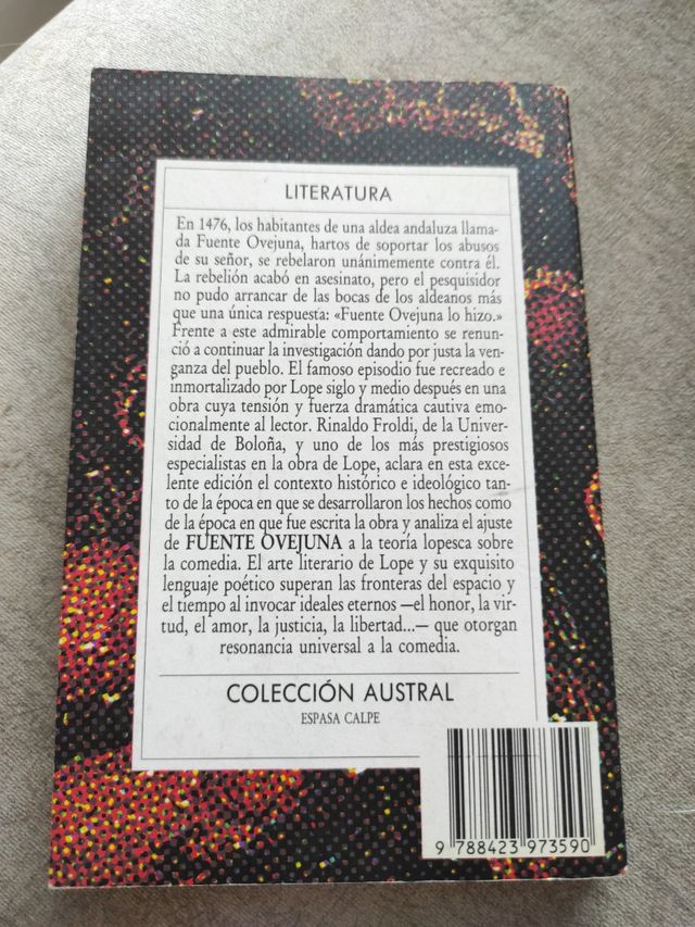 Fuente Ovejuna. Lope de Vega