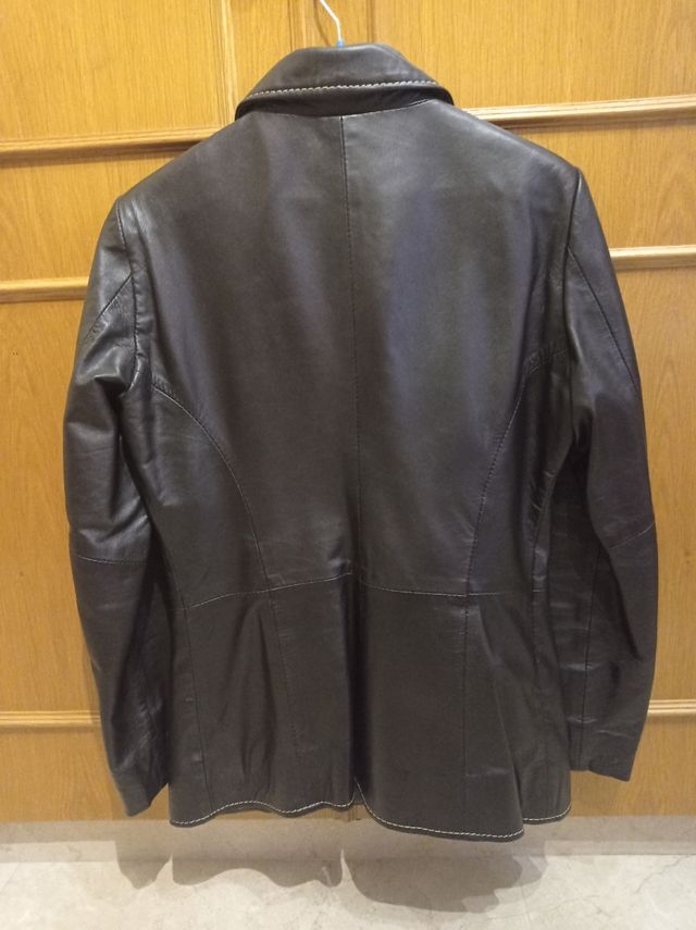 Americana piel auténtica 