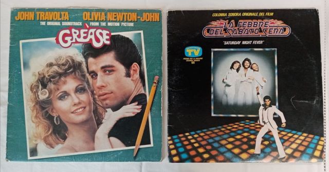 Vinili Set Grease + Febbre del sabato sera