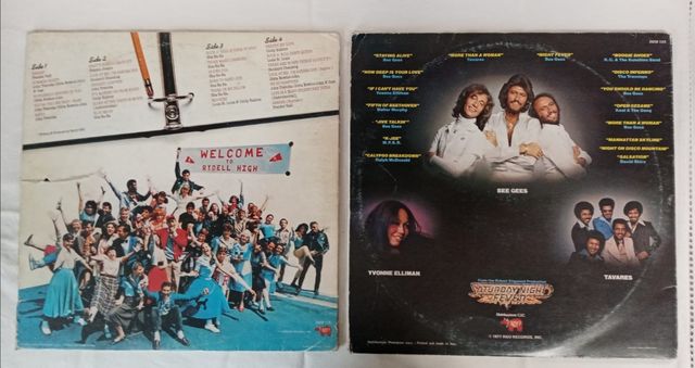 Vinili Set Grease + Febbre del sabato sera