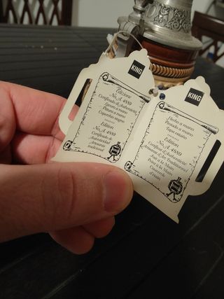 Boccale di birra della king
