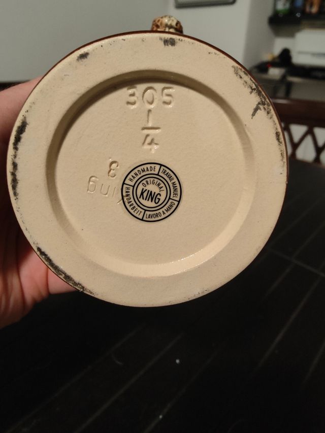 Boccale di birra della king