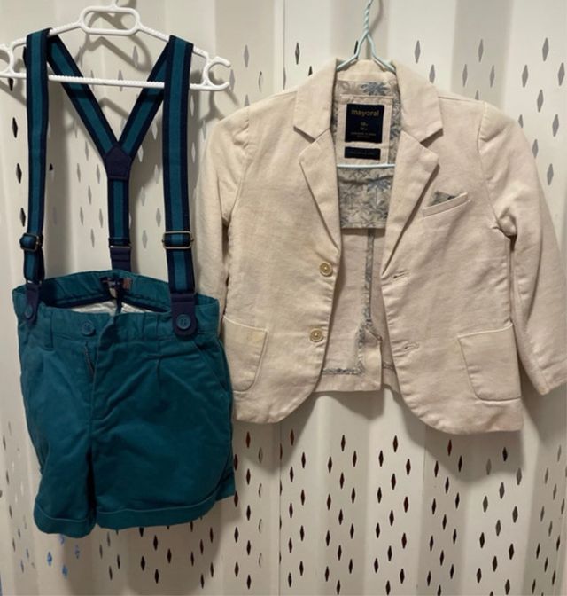 Chaqueta de mayoral pantalon nuevo y camisa