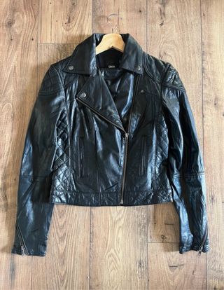Biker de piel ASOS