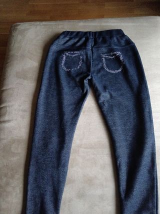 3 Leggings bimba 7/8 anni