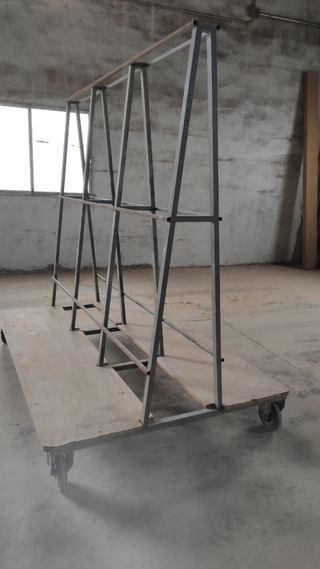 Borriqueta con ruedas