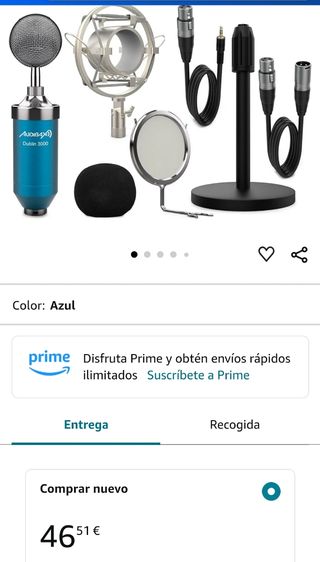 Microfono de Condesandor de Estudio