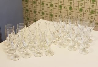 Bicchieri in cristallo 