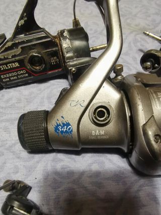 Lotto 7 Mulinelli da pesca Daiwa Silstar Dam Guber