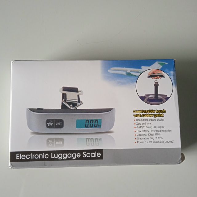 balanza maletas embalaje