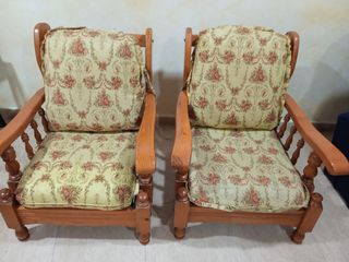 Sofa cama + 2 sillones
