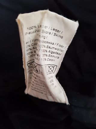 Cazadora de cuero envejecido, Vintage 