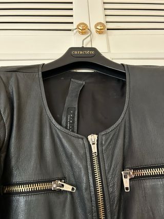 Chaqueta cuero Twin set