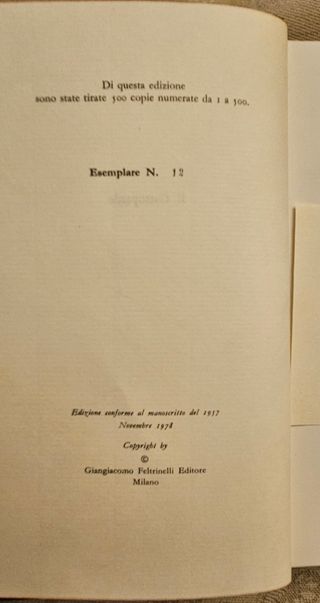 Il Gattopardo edizione limitata