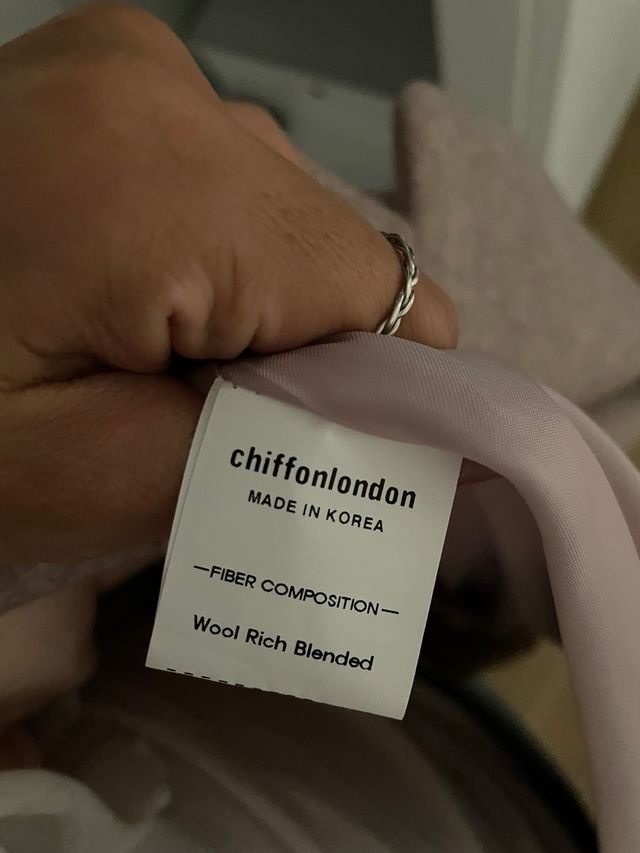 Abrigo chiffon London. Nuevo.