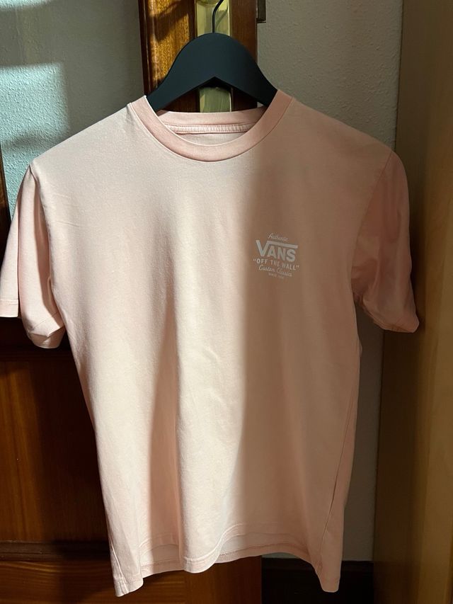 Camiseta Vans rosa talla S