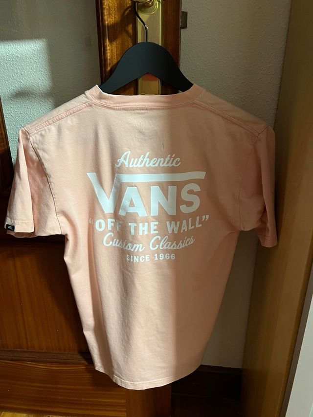 Camiseta Vans rosa talla S