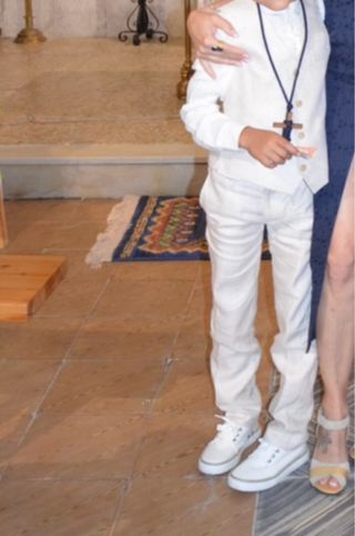 traje de comunion(camisa+chaleco+america+zapatilla