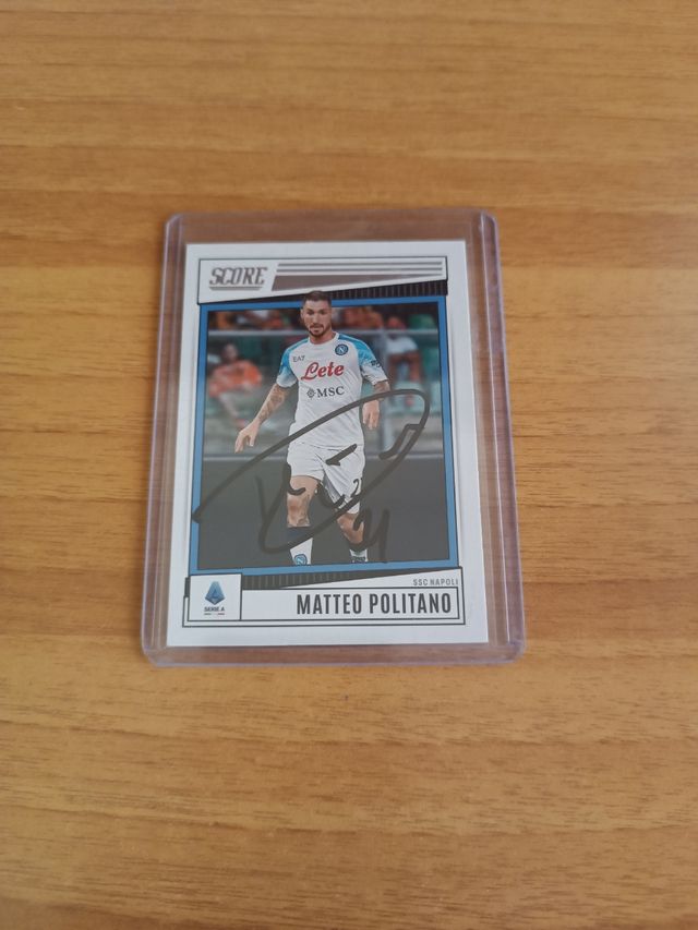 Panini score card 2023 firmata Politano