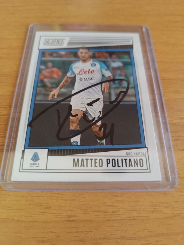 Panini score card 2023 firmata Politano