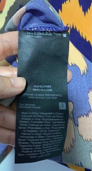 Vestido marca Vila talla 38