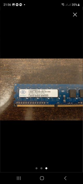 Placa con procesador y RAM