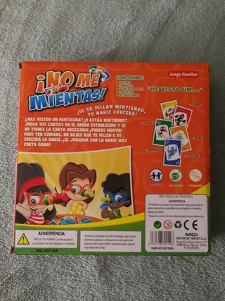 NO ME MIENTAS juego infantil 