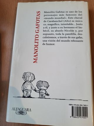 Libro Manolito Gafotas