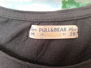 Camiseta negra mujer talla s pull&bear