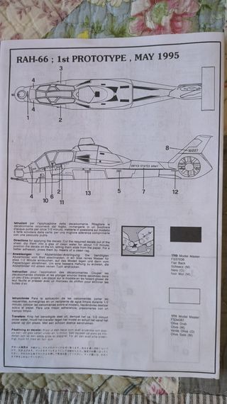 Maqueta Italeri RAH-66 Comanche
