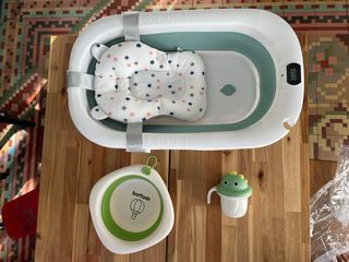 Bañera bebe plegable kit baño - Nuevo