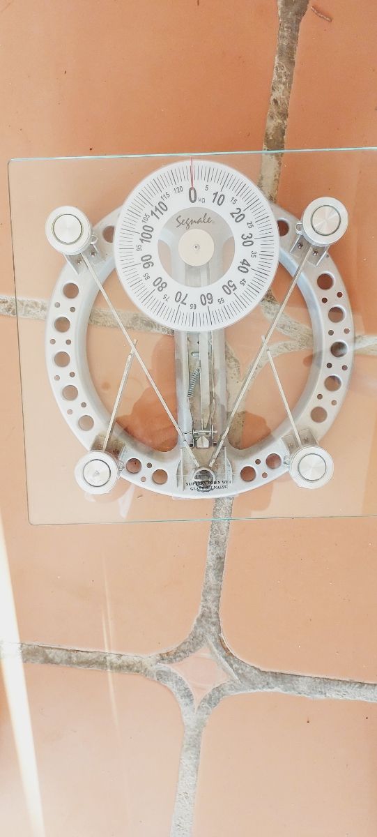 Bascula peso cristal