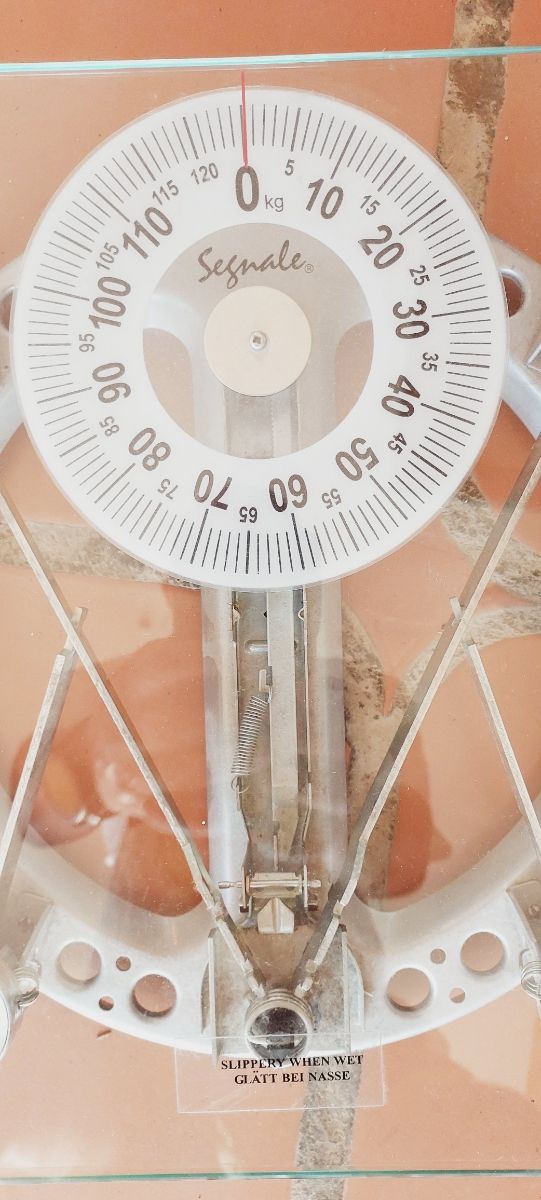 Bascula peso cristal