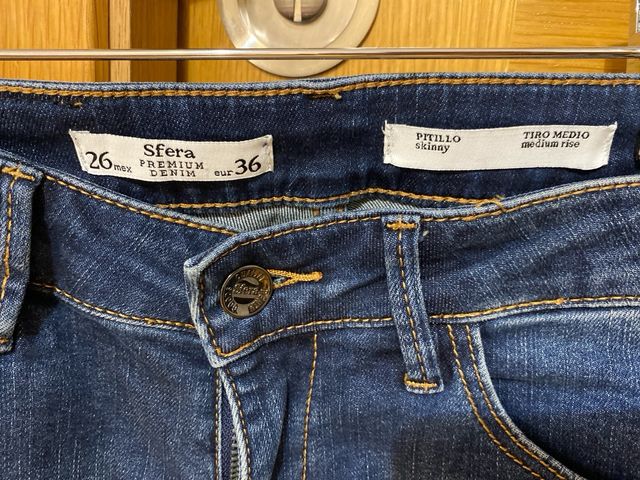 Vaquero strass, talla 36, Sfera