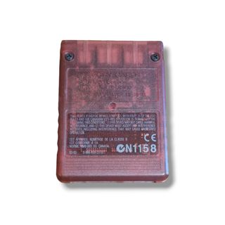 Memory Card Rossa PlayStation 2