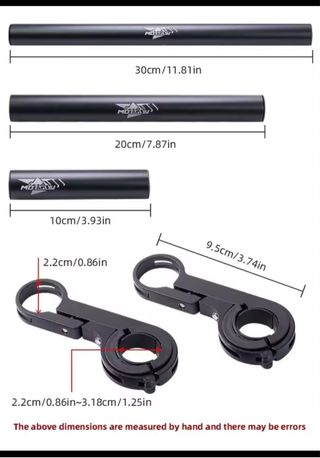 Soporte extendido para manillar bicicleta