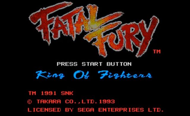Fatal Fury - Megadrive 