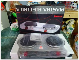 Nueva plancha eléctrica de 2 fuegos