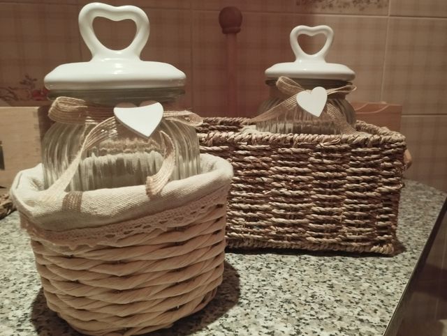 Barattoli porta pasta in vetro