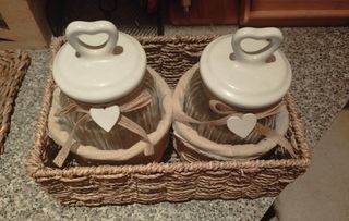 Barattoli porta pasta in vetro