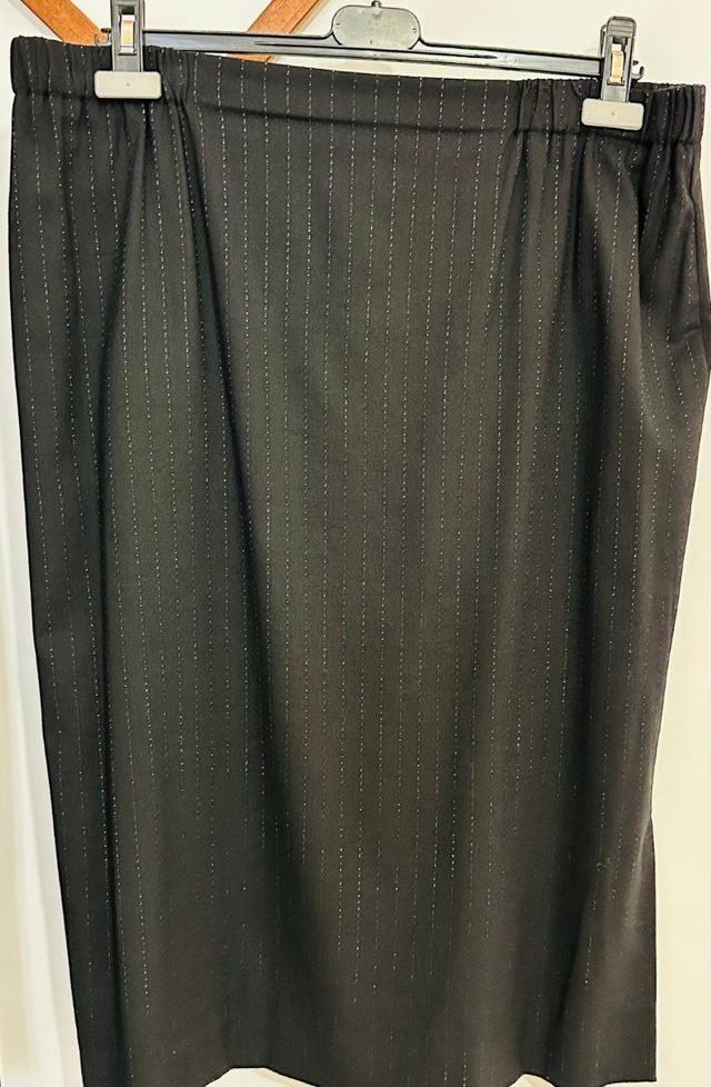 Tailleur gessato in lana Persona