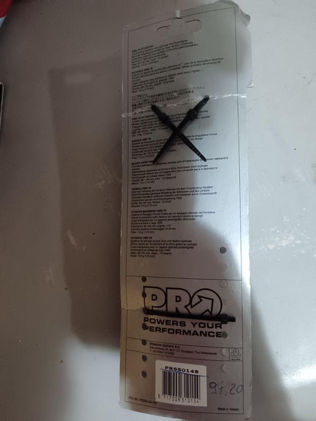 Attacco manubrio pro 120